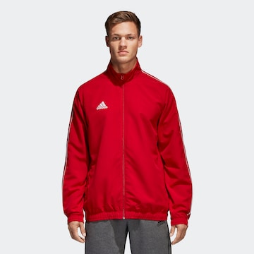 ADIDAS SPORTSWEAR Training Jacket 'Core 18' in Red: front