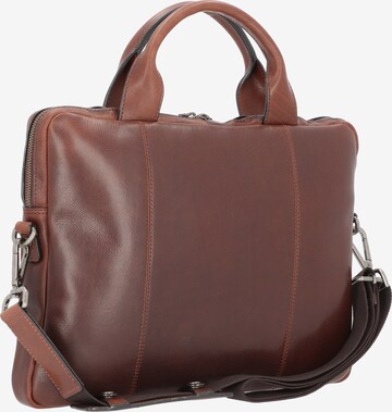 LEONHARD HEYDEN Laptop Bag 'Roma' in Brown