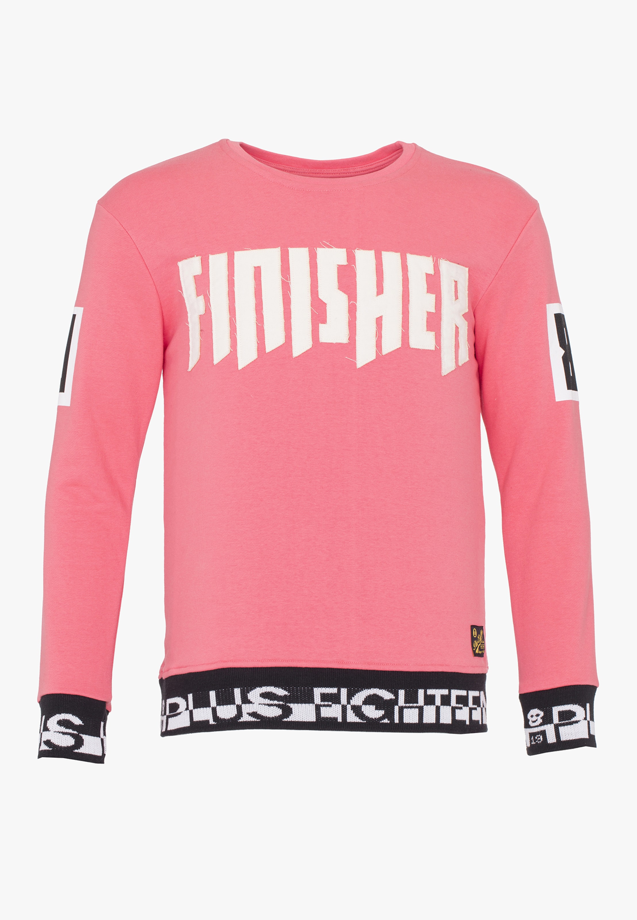 Männer Sweat PLUS EIGHTEEN Sweatshirt in Pink - WY61794
