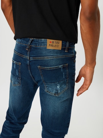 mėlyna Denim Project Prigludęs Džinsai 'Mr. Red'