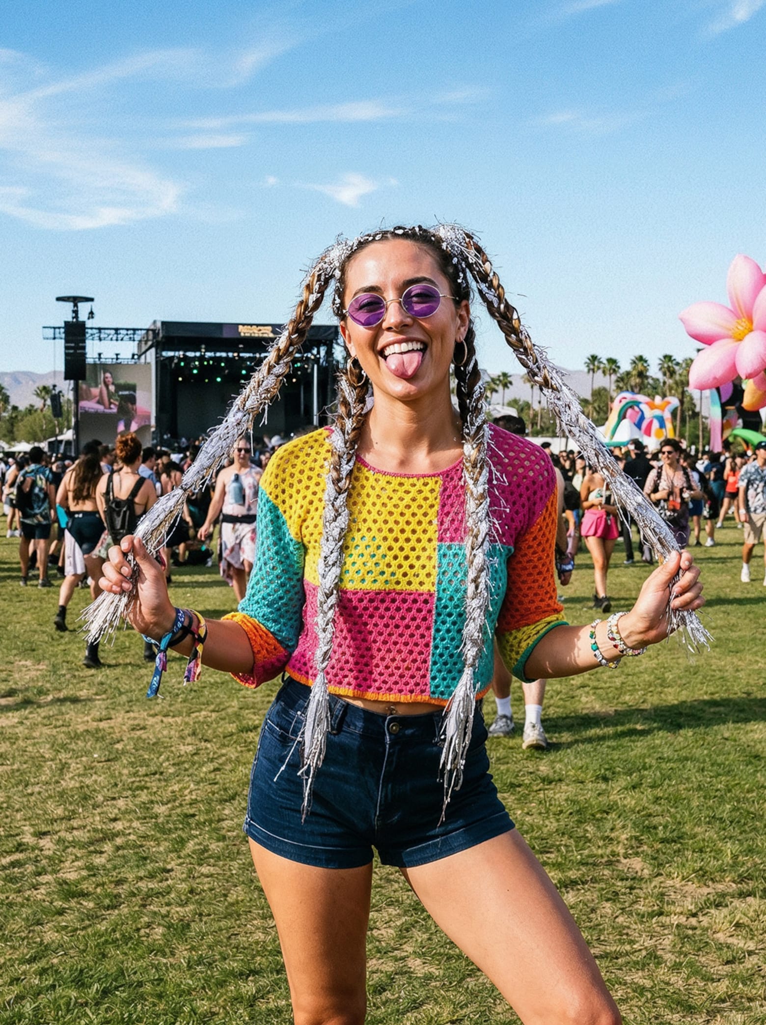 Big crowds, big sets, and festival vibes Main Stage Festival Looks