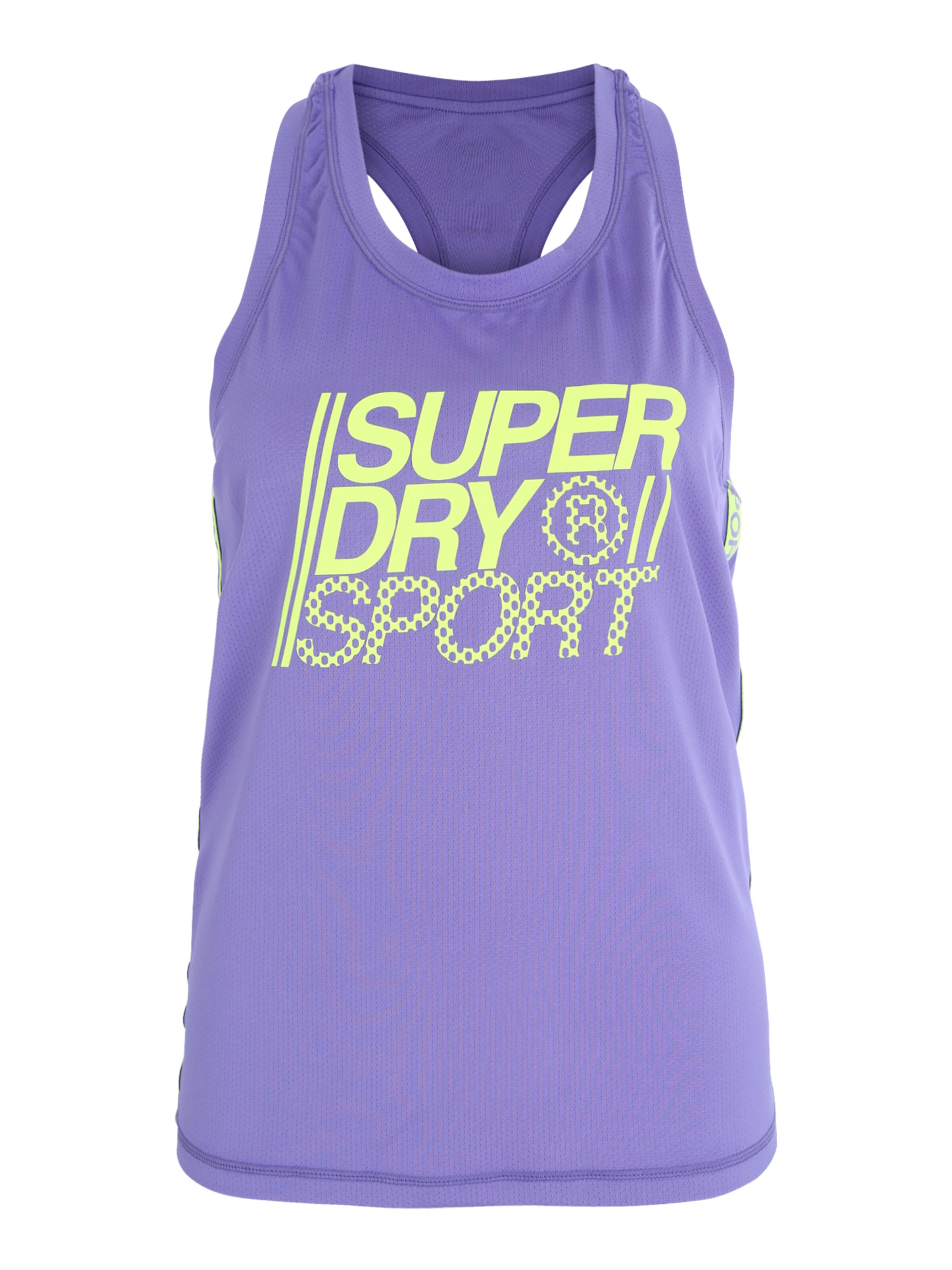 Superdry - Sporttop 'CORE LOOSE' in de kleur Geel