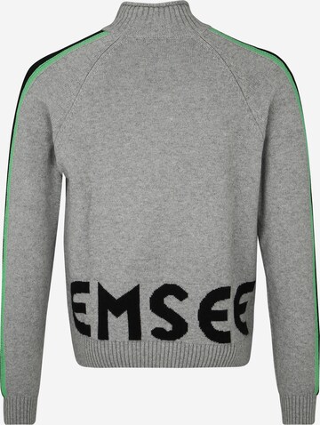 CHIEMSEE Athletic Sweater in Grey: back