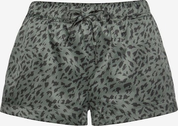 LASCANA Pajama Pants in Green: front