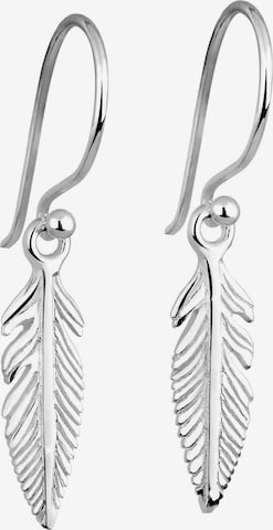 ELLI Earrings 'Feder' in Silver