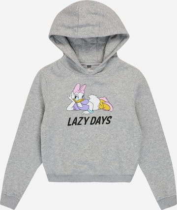 Mister Tee Regular fit Sweatshirt 'Daisy Duck Lazy' in Grey: front