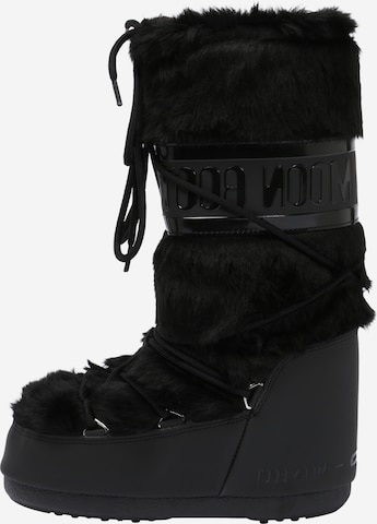 MOON BOOT - Botas de nieve en negro: lado