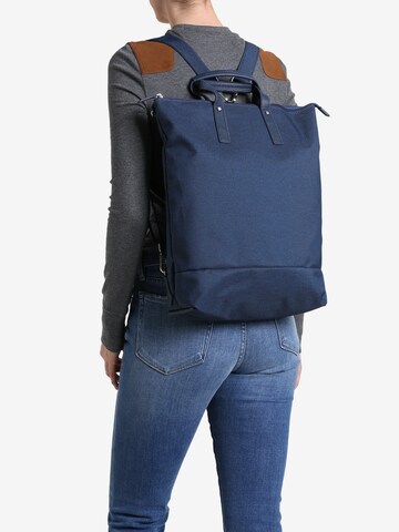 JOST Backpack 'Bergen X-Change' in Blue: front