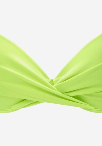 Push-up Top per bikini 'Spain' di s.Oliver in verde