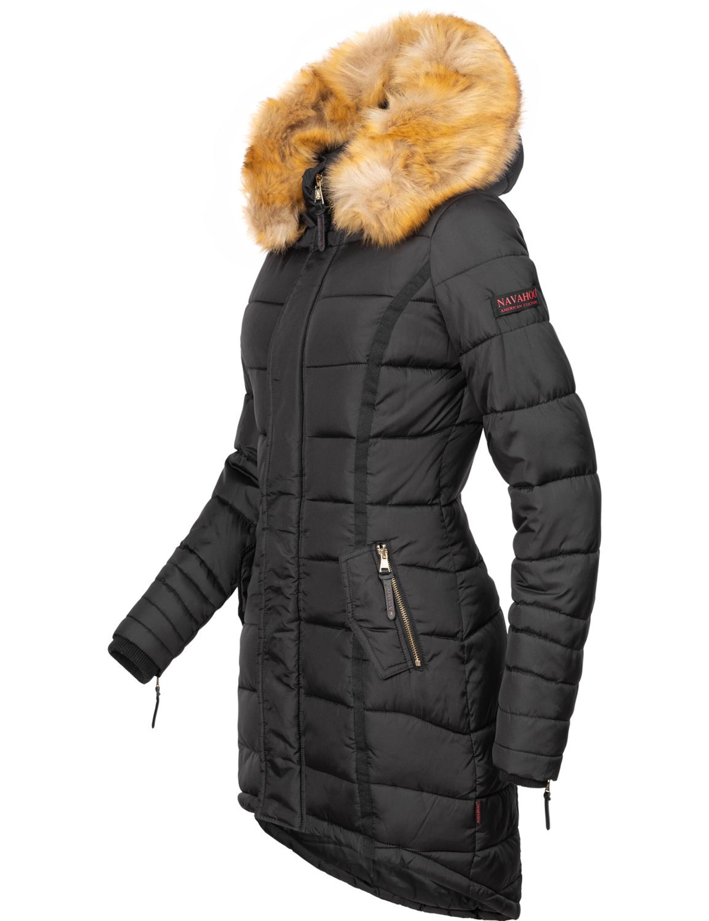 Cappotto invernale 'Papaya' di NAVAHOO in nero