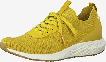 TAMARIS Sneakers in Yellow: front