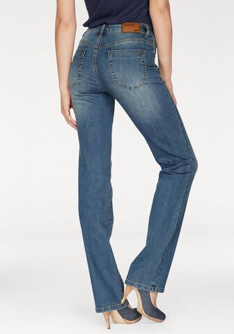 ARIZONA Regular 5-Pocket-Jeans 'Gerade-Form mit komfortabler Leibhöhe' in Blau