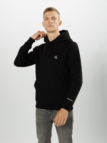 Calvin Klein Jeans Regular Fit Sweatshirt i svart: forside