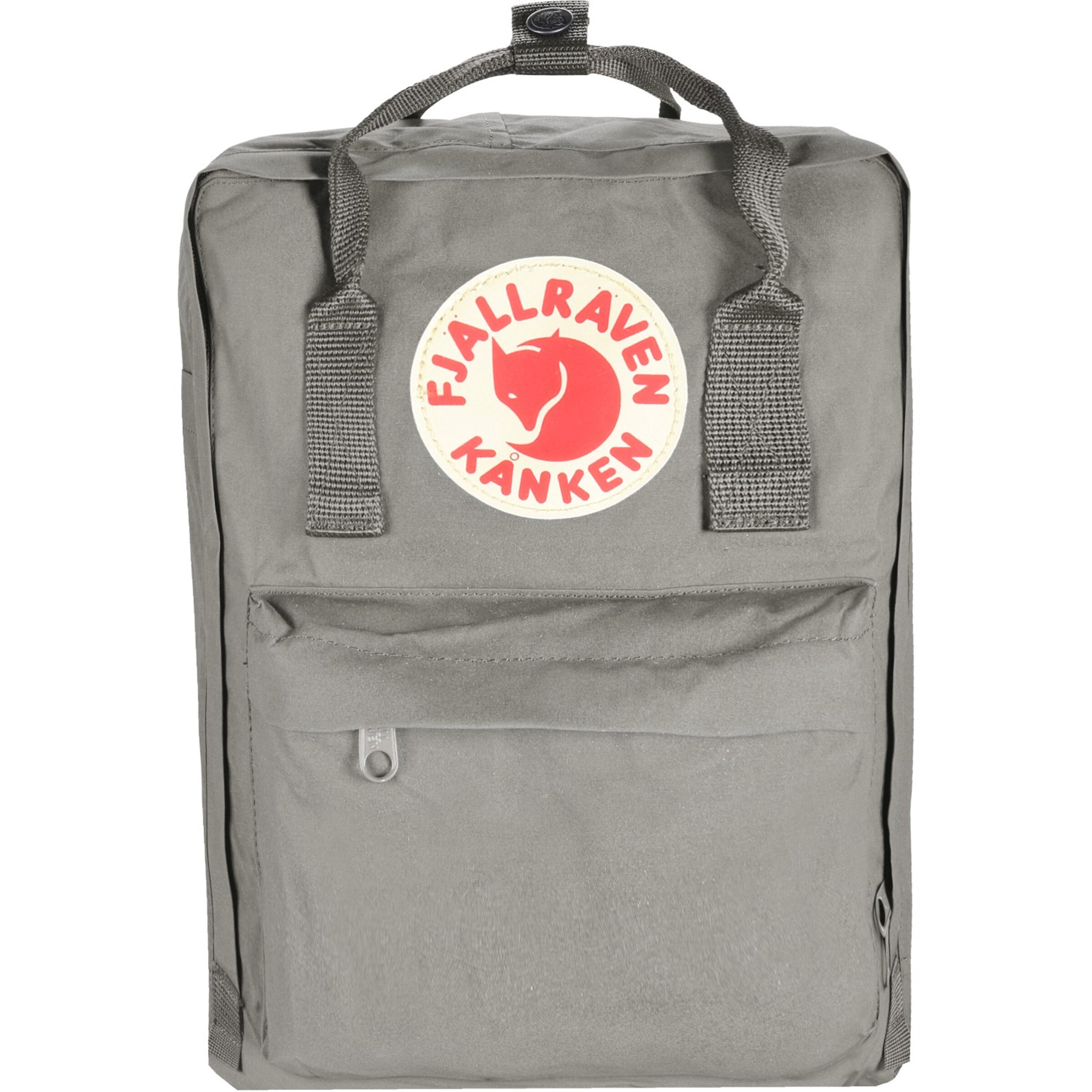 Zaino 'Kanken Mini' di Fjällräven in grigio: frontale