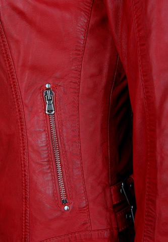 7ELEVEN Lederjacke 'EMMI' in Rot