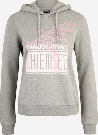 CHIEMSEE Sportief sweatshirt in de kleur Grijs / Rosa / Wit, Productweergave