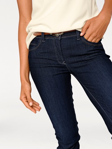 Skinny Jeans de la heine pe albastru