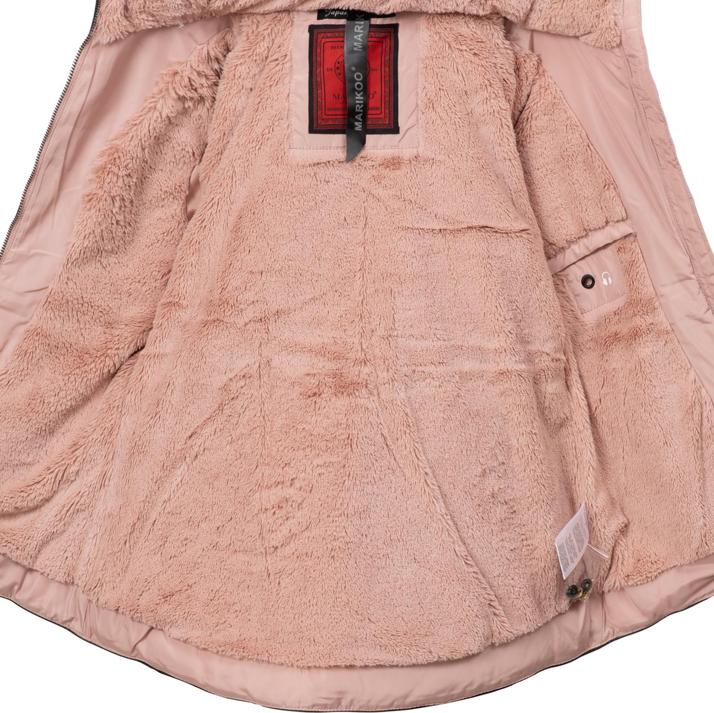 MARIKOO Winter jacket 'Amber' in Pink