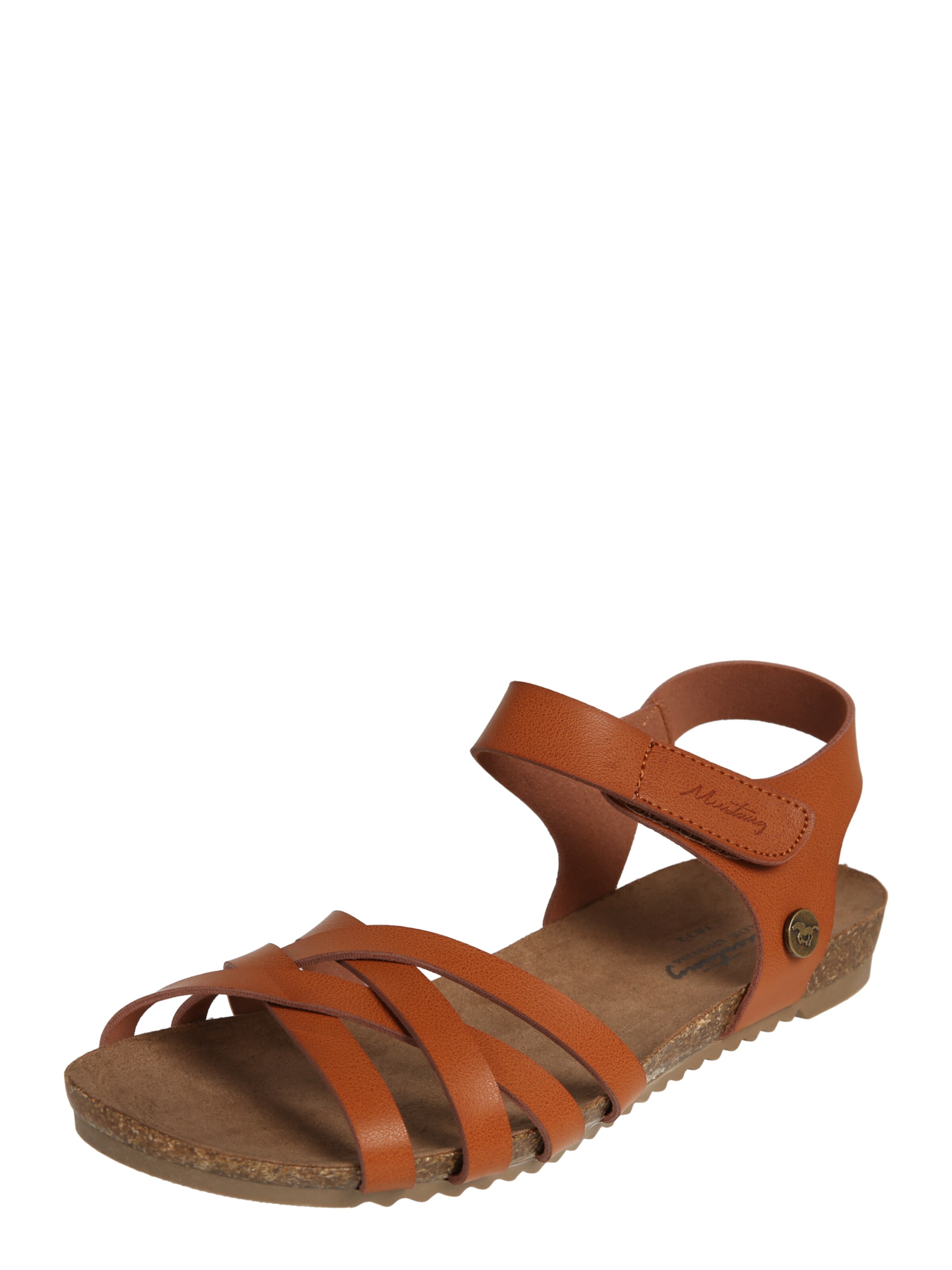 MUSTANG Sandals in Brown: front
