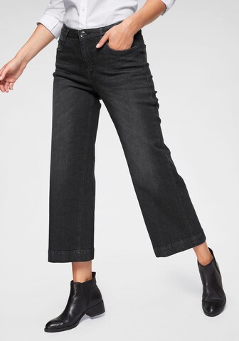 CHEER Wide Leg Jeans 'Marlene' in Schwarz: predná strana