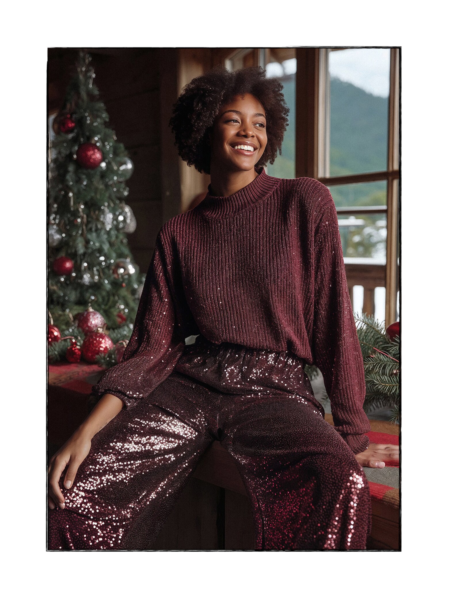 Tu pase VIP para las fiestas Obsesión por las lentejuelas: ¡brilla en color Burdeos!