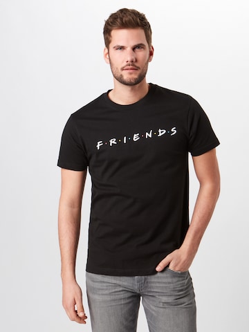 Mister Tee Shirt 'Friends' in Zwart