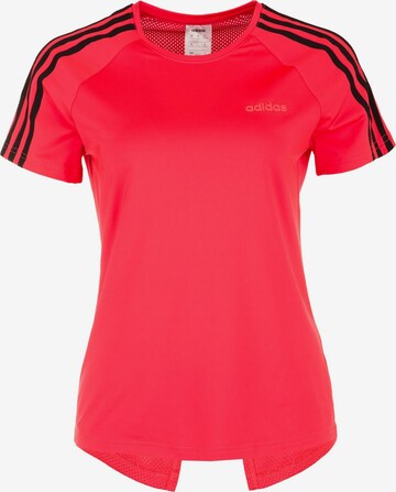 ADIDAS PERFORMANCE Sportshirt 'Designed To Move' in Rot: predná strana