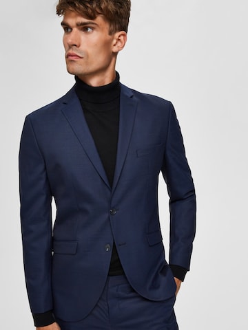 Coupe slim Veste de costume SELECTED HOMME en bleu