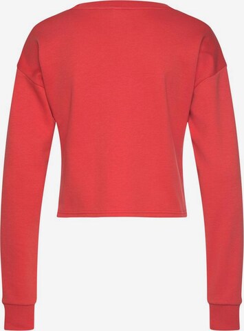BENCH Sweatshirt in Rot: predná strana