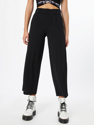 JDY Wide Leg Hose 'Geggo' in Schwarz: Vorderseite