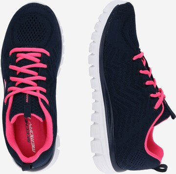 Baskets basses 'Graceful Get Connected' SKECHERS en bleu