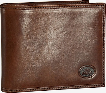 The Bridge Wallet 'Story Uomo' in Brown: front