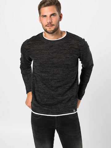 Key Largo Sweater 'MST ALABAMA' in Black: front