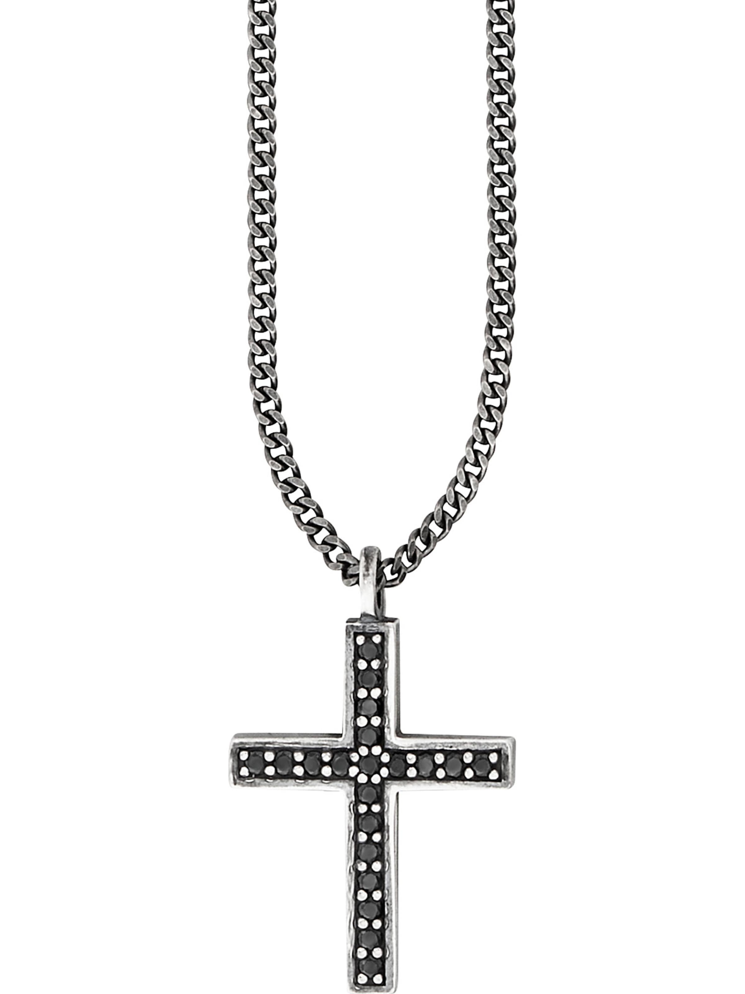 caï Necklace 'Kreuz' in Silver