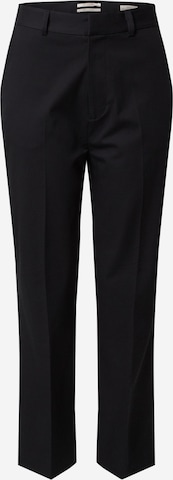 SCOTCH & SODA Regular Trousers with creases 'Abott' in Black: front