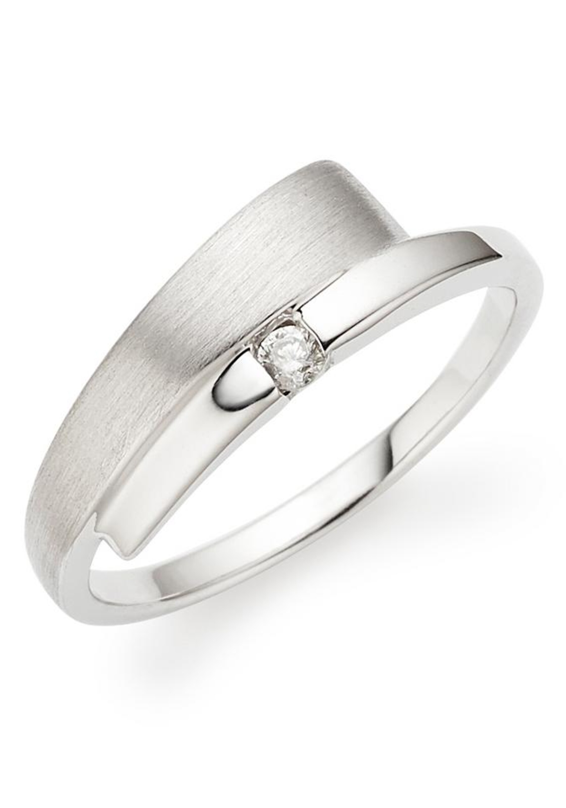 Bruno Banani Ring in Silber: Vorderseite