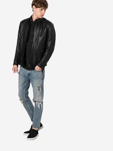 pelēks JACK & JONES Standarta piegriezums Krekls 'Sheridan'