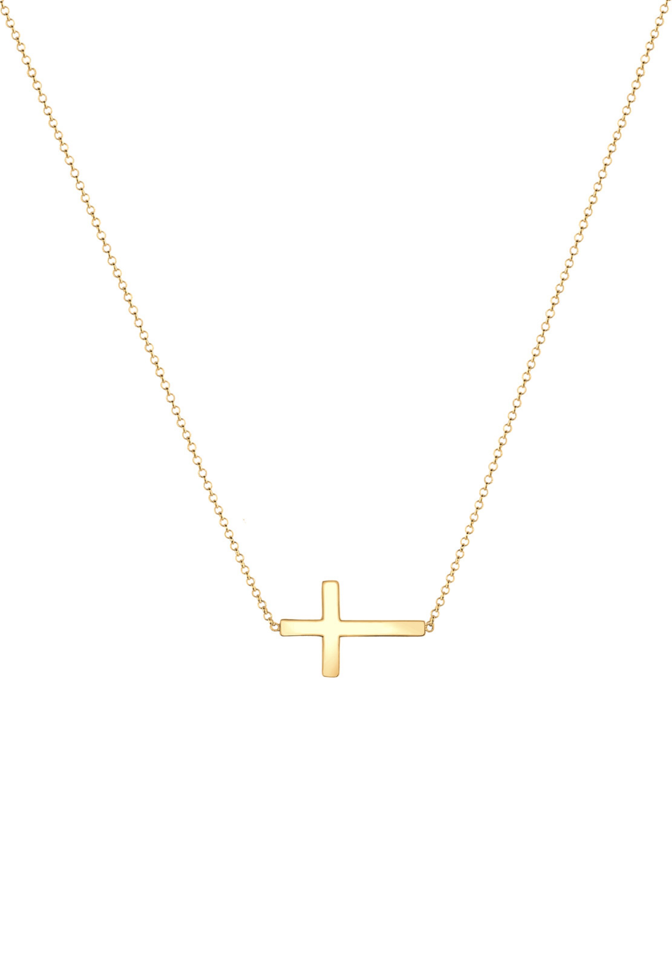 ELLI Necklace 'Kreuz' in Gold