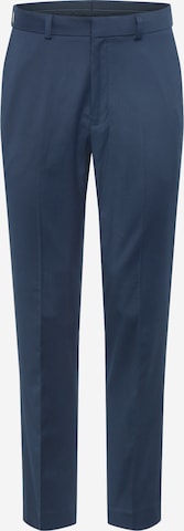 Pantalon à plis BURTON MENSWEAR LONDON en bleu : devant