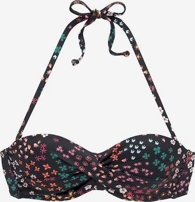 s.Oliver Bikini-Top 'Milly' in mischfarben / schwarz, Produktansicht