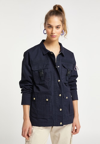 MYMO Between-season jacket in Blue: front