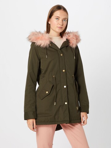 Parka invernale di Urban Classics in verde: frontale