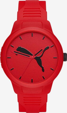 PUMA Analog Watch 'RESET V2, P5003' in Red: front
