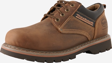 Dockers by Gerli Lace-up shoe 'Darmstadt' in Brown: front