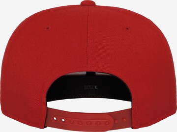 Cappello da baseball '110 Fitted' di Flexfit in rosso