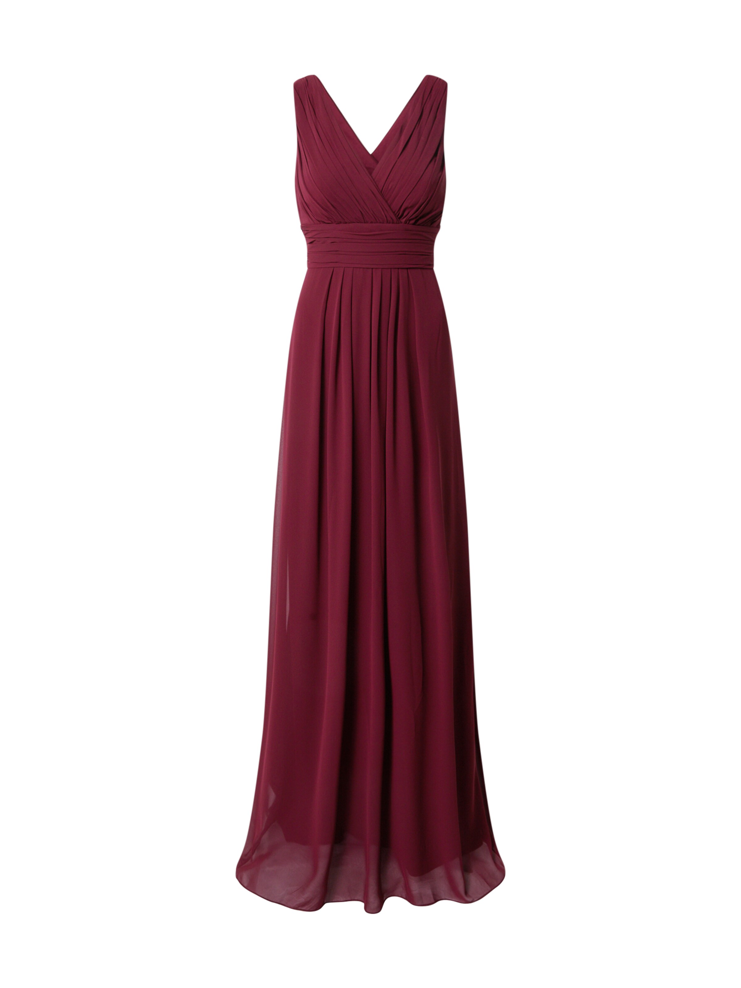 Frauen Große Größen STAR NIGHT Kleid in Weinrot - GJ19210
