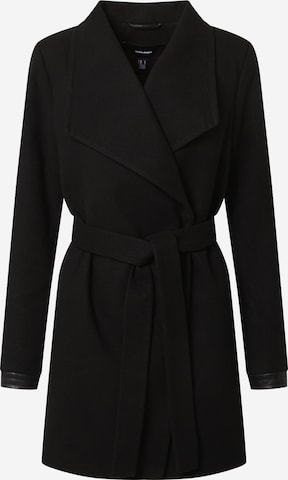 VERO MODA Between-Seasons Coat 'CALASISSEL' in Black: front