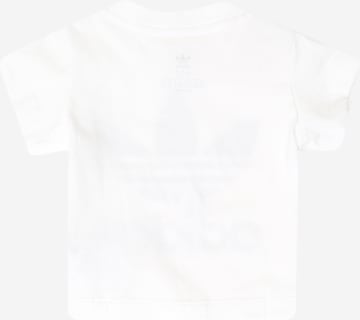 T-Shirt 'Trefoil' ADIDAS ORIGINALS en blanc : derrière