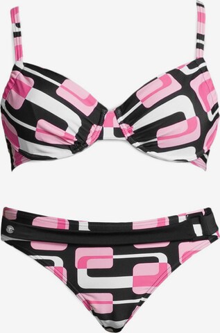 KangaROOS T-shirt Bikiny – pink: přední strana