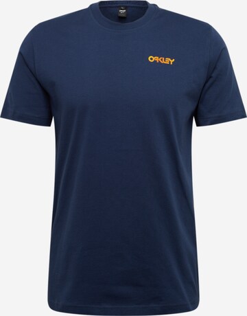 Coupe regular T-Shirt fonctionnel 'Iridium' OAKLEY en bleu : devant